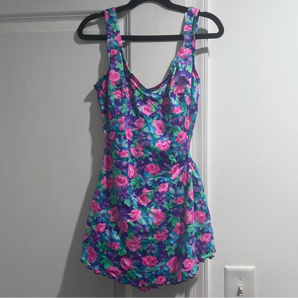 Robby Len One Piece Floral Swimsuit 8